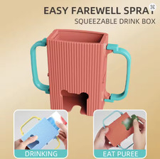 Adjustable Toddler Juice Box Holder Baby Milk Carton Cup Portable