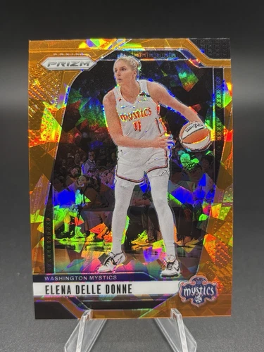 2024 Panini Prizm WNBA ORANGE ICE #7 Elena Delle Donne Washington Mystics