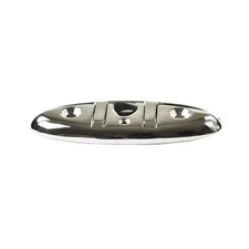 MARINE CITY 6" Rope Folding Cleat Flip-Up 316 Stainless Steel Space-Saving Boat