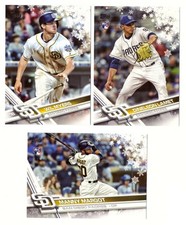 2017 Topps Walmart Holiday Snowflake - SAN DIEGO PADRES Team Set 