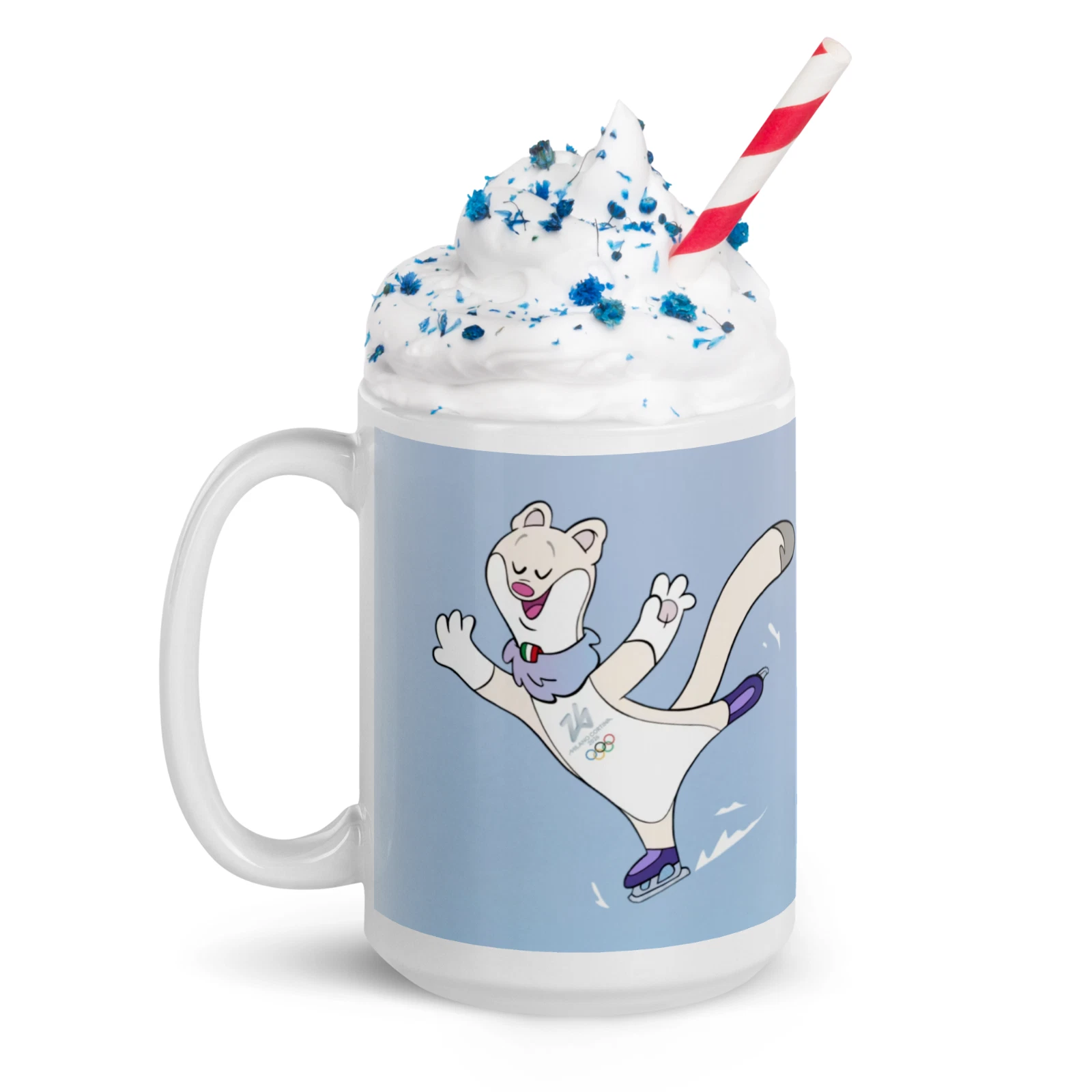 Milan Cortina 2026 Winter Olympics Figure Skating Ceramic Mug