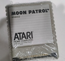 Moon Patrol (RX8052)- Atari 400/800/XL/XE Cartridge Only (Silver Label) image