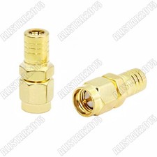 30x Adapter SMA Male Plug to SMB Female Jack straight Gold-plated SMA-SMB Type