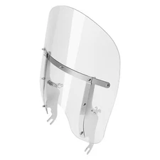 Clear Windscreen Windshield Chrome bracket Fit For Harley Softail Slim 2000-2017