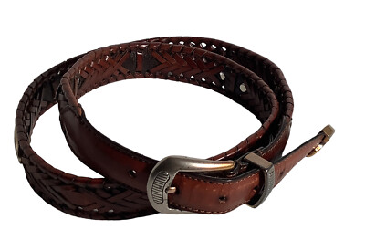 Vintage Fossil Belt Brown Genuine Leather Womens/Men Unisex  display picture 2