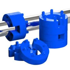 16mm Federwegsbegrenzer Set Blue Line Stick universell passend Federwegbegrenzer