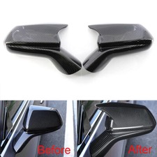 2X M-Stil Carbon-Optik Spiegelkappen Außenspiegel Für Chevrolet Camaro 2016-2022