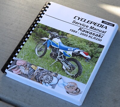 1984-2005 Kawasaki KLR250 KLR 250 Dual Sport SERVICE & REPAIR