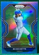 Bo Bichette Carolina Blue Prizm 2021 Prizm Baseball MLB #158 Toronto Blue Jays