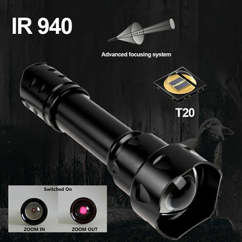 Infrarot 10W IR 850nm/940nm LED Licht Nachtsicht Einstellbare Zoombare Lamp QE* - Bild 55 von 99