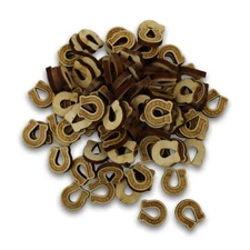 Horseshoe Confetti - 100 Pieces Laser Cut Wood Table Scatter