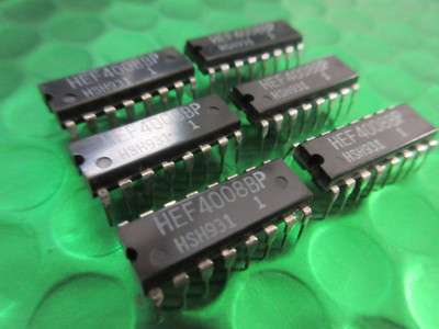 25 x HEF4008BP, 4008, Philips IC, 4 Bit binärer vollständiger Adder, 25 PRO VERKAUF £0,48ea