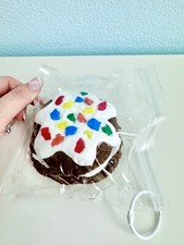 squishy sprinkle chocolate chips Sandwich Cookie with cream stress relief toy