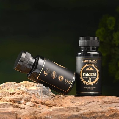 Pure Himalayan Shilajit Exp.8/2026 Platinum Quality Fresh Organic 1000mg, Pack 2