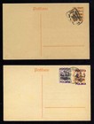 Polen 1918 Stadtpost Wloclawek Cp 1 + Kalisz Cp 1  mit Provisorio Stempel