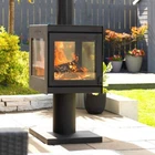 FIREBLOOM FRESCO Outdoor Wood Burner. Wood Burning Stove. Garden. Patio. 4 Sided