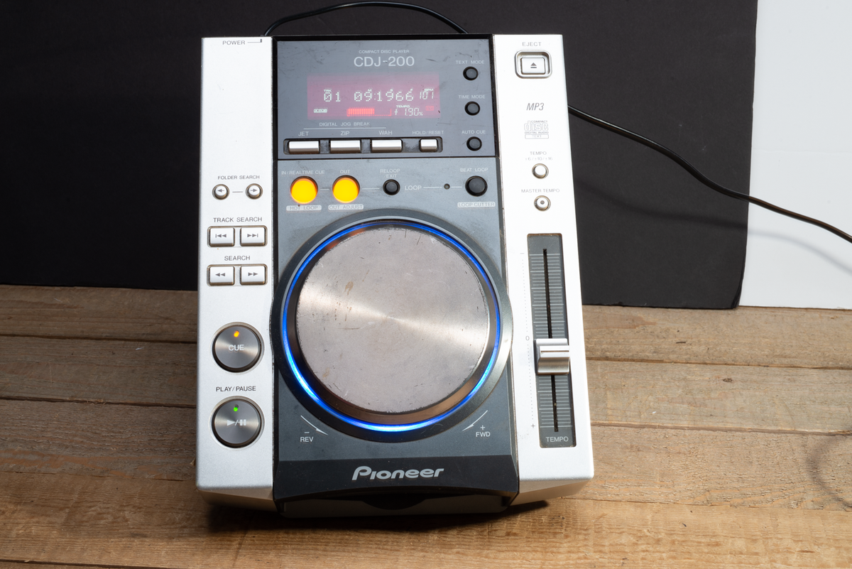 Pair Pioneer CDJ-200 DJ Turntable Player Controller Mix Loop CD