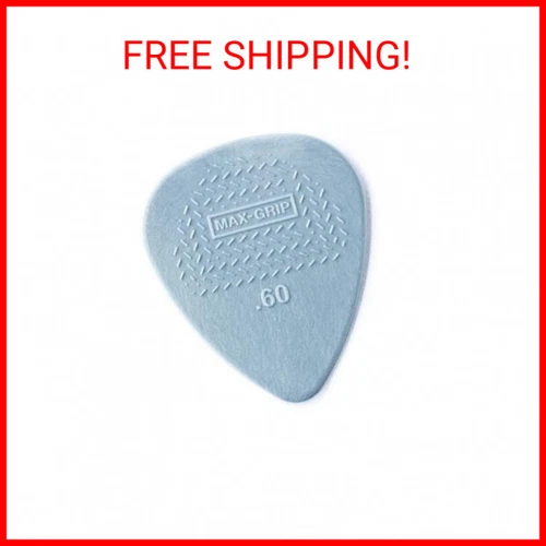 Jim Dunlop Max-Grip® Nylon Standard, Light Gray, .60mm, 12/Player's Pack
