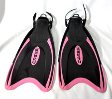 Cressi Palau Long Adjustable Snorkel Snorkeling Fins Small / Med S/M ..Nice