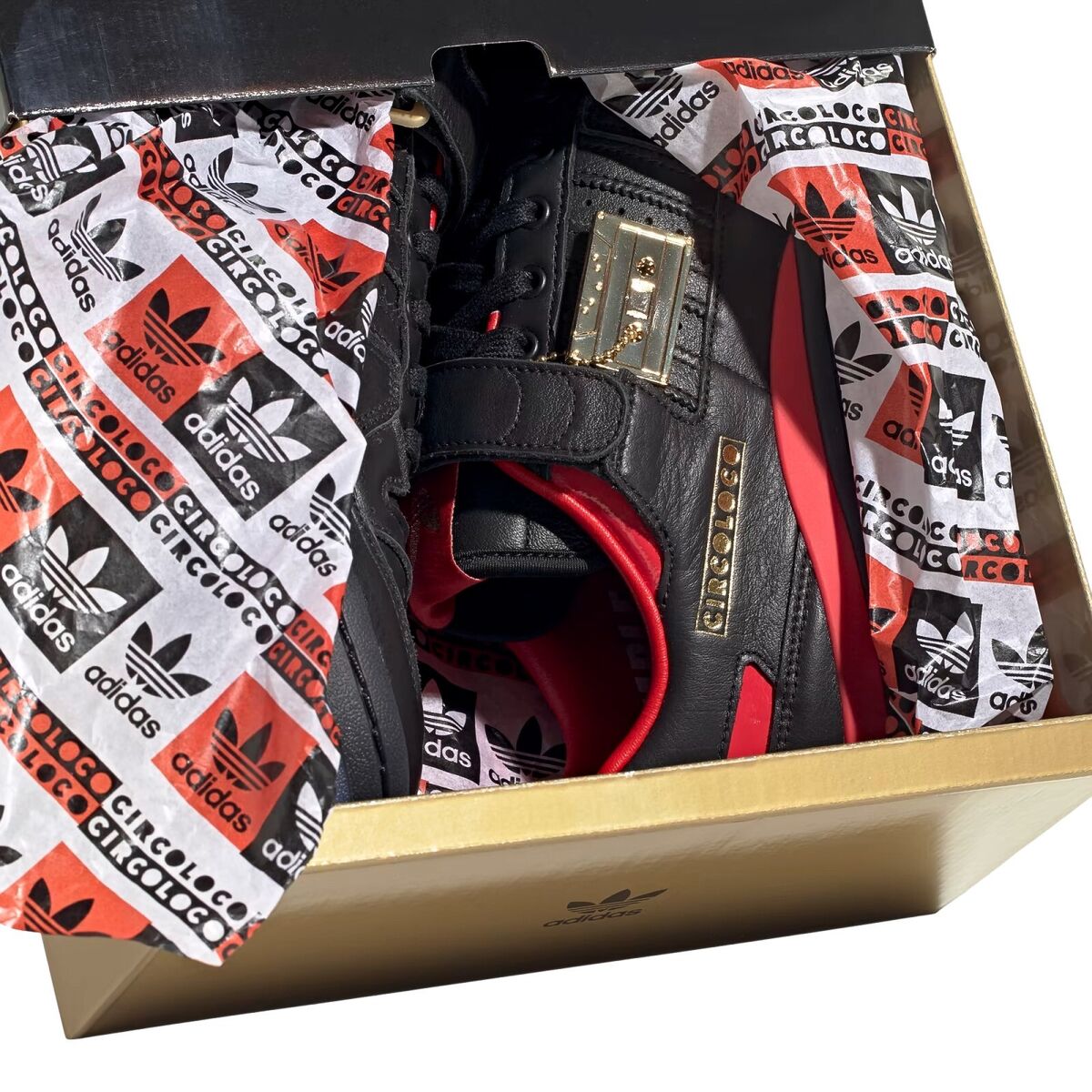 Adidas Forum Low x Circoloco 'Black Vivid Red' Men's Adidas Forum Low x Circoloco 'Black Vivid Red' Men's