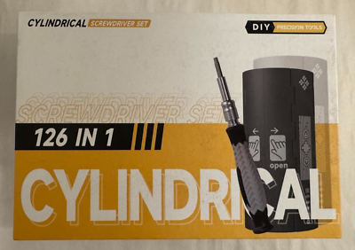 #ad #ad DIY PRECISION TOOLS 126 1 Cylindrical Screwdriver Set OPEN BOX $31.81