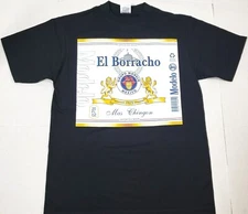 El Borracho T-shirt Modelo Especial Mexico Cerveza Mexican Beer Men's Tee New