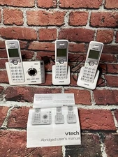 VTech Cordless Phone DS6722-3 DECT 6.0 Answering System Link To Cell 3 Bluetooth