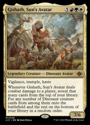 Gishath, Sun's Avatar #229 Foil The Lost Caverns of Ixalan