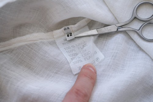 La Bottega di Brunella Italy 100% Linen White summer Tunic Dress S - Picture 5 of 8