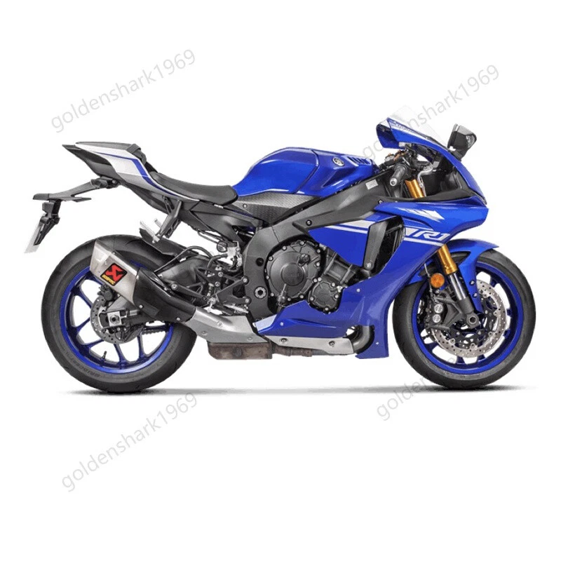 Silenciadores silenciadores protectores térmicos tubo de escape 55 mm para Yamaha YZF R1 R1M 2015-2025 Foto 2 de 4