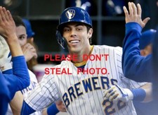 Christian Yelich 4/20/19 - 5x7 Glossy Photo.  Milwaukee Brewers.