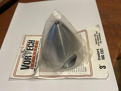 Dave Brown Vortech 3  Standard BIG CUT RC Aluminium Plane Spinner 2-Blade NOS