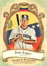 2009 Topps Allen & Ginter #NP43 Jose Lopez National Pride