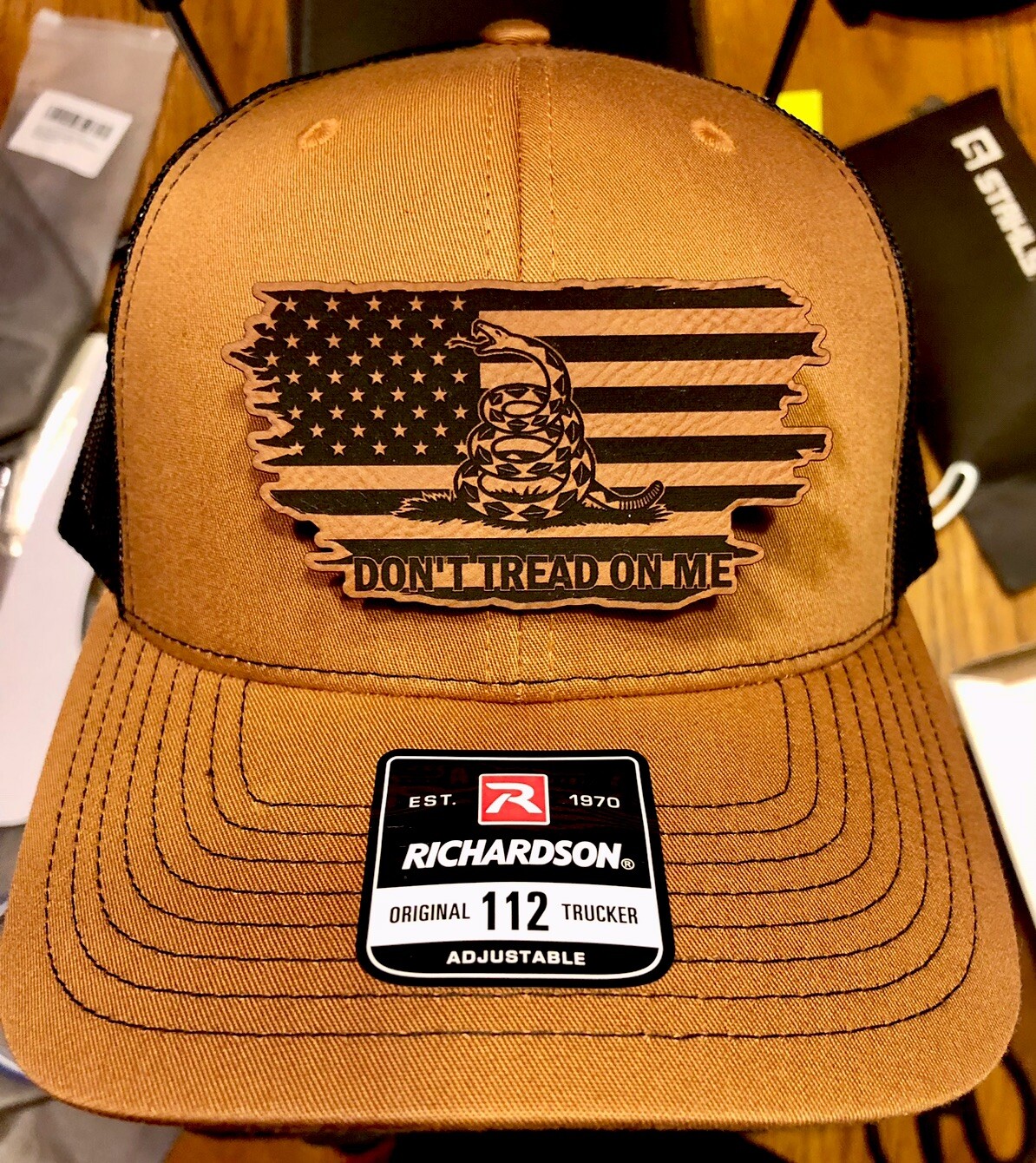 Richardson 112 Baseball Trucker Hat Don t Tread On Me American Flag richardson-112-baseball-trucker-hat-don-t-tread-on-me-american-flag