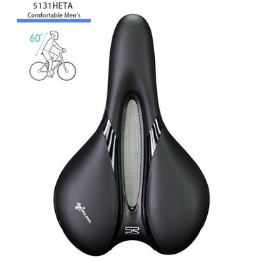 Silicon Padding Bicycle Saddle Shock Absorbing MTB/Road Seat Bike  Soft Cushion