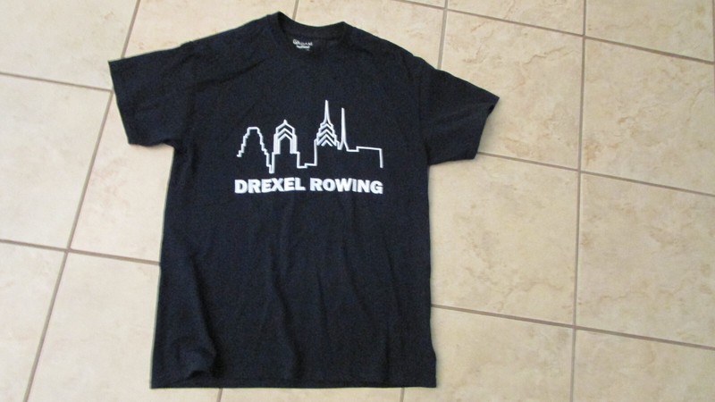 Women's Navy Drexel Rowing Tee Shirt, Size M