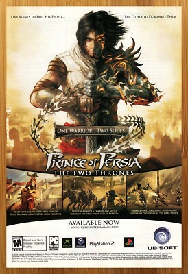 2005 Prince of Persia The Two Thrones Xbox PS2 Gamecube PC Print Ad/Poster Art