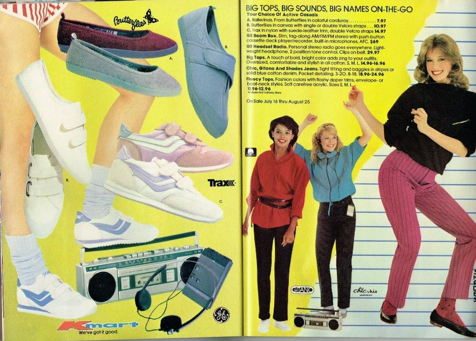 Young Miss Teen Magazine August 1984 Michael Jackson  K Mart Ad Fashion Make Up Foto 4 de 4