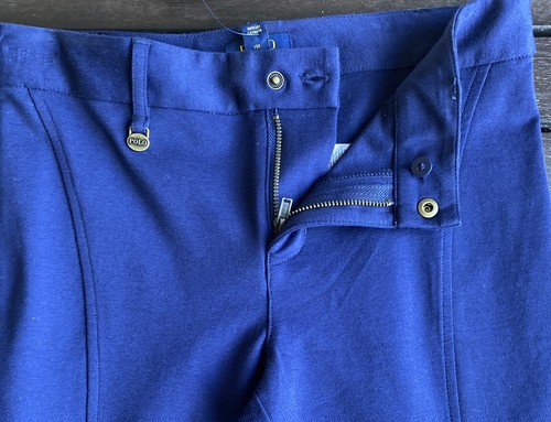 NWT Polo Ralph Lauren $49 Girls Slim Fit Pants Blue Sz L (12-14) - Picture 4 of 7