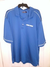 Steam-Works Company Logo Employee Uniform Polo Shirt Men's 2XL Blue