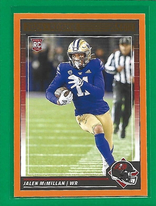 2024 Score Football Orange Jalen McMillan #380 Tampa Bay Buccaneers