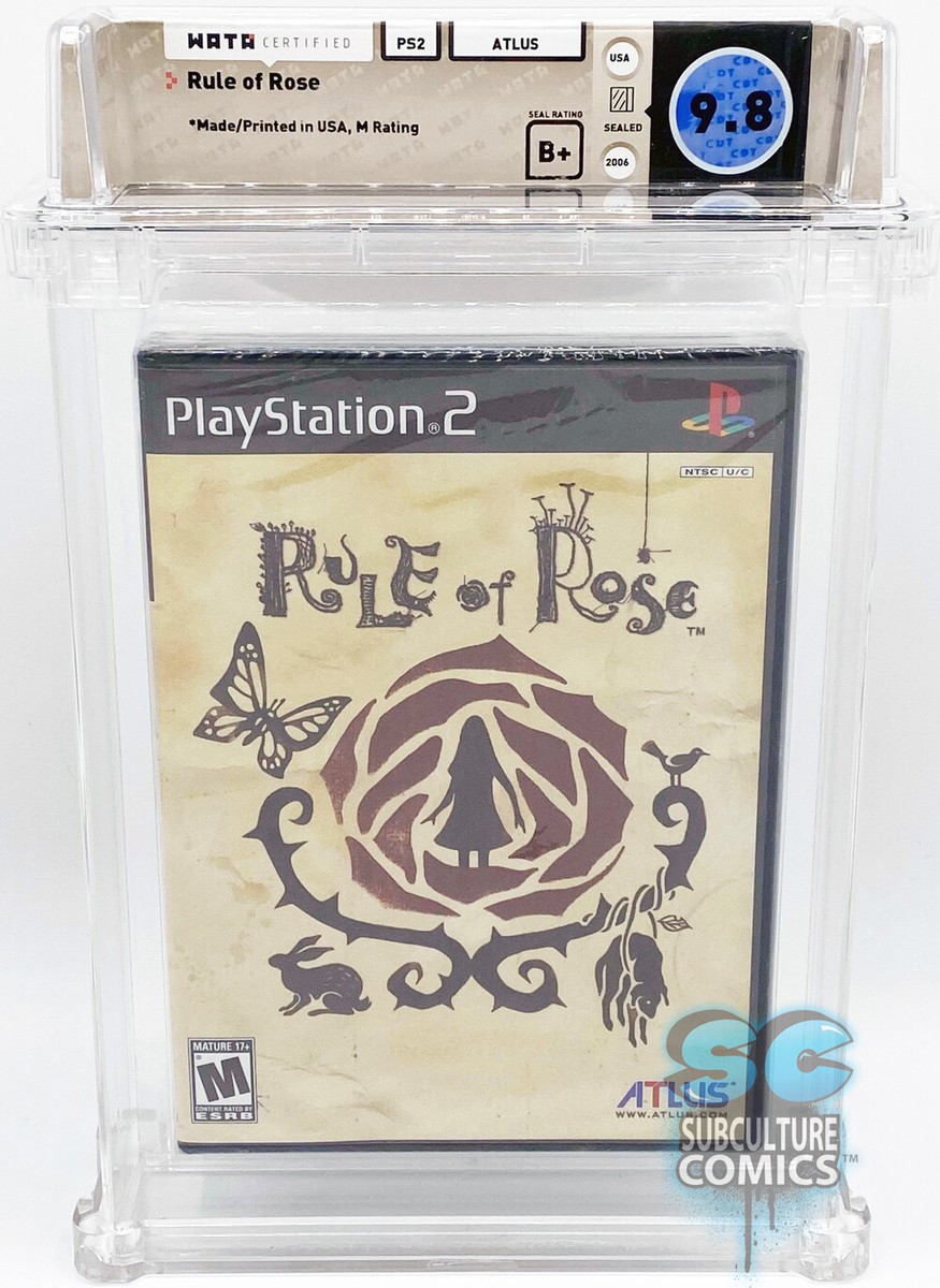 PS2 - RULE OF ROSE - FACTORY SEALED - WATA 9.8 B+ - ATLUS 2006