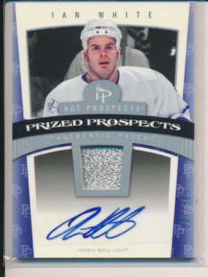 2006-07 Hot Prospects #137 IAN WHITE - x/599 Rookie Card - Toronto Maple Leafs