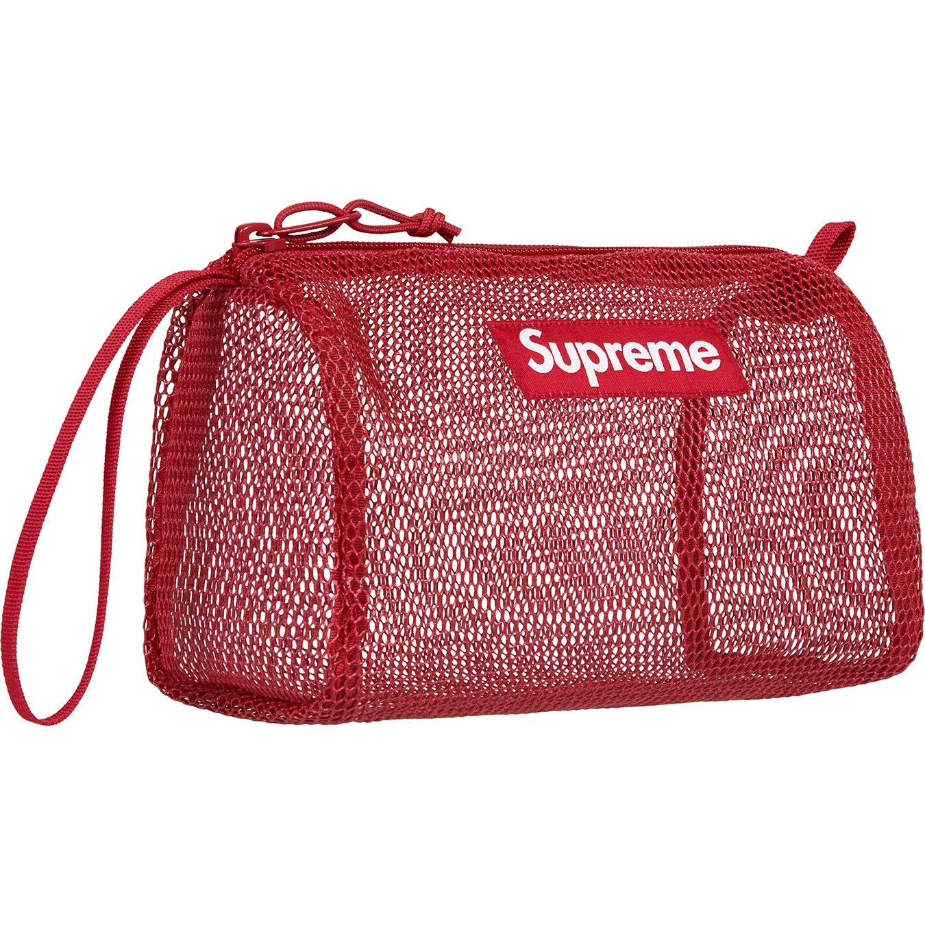 Pochette en maille utilitaire suprême rouge foncé SS20