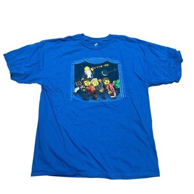TeeFury Because Science Neil DeGrasse Carl Sagan Einstein  Shirt Blue Sz XL