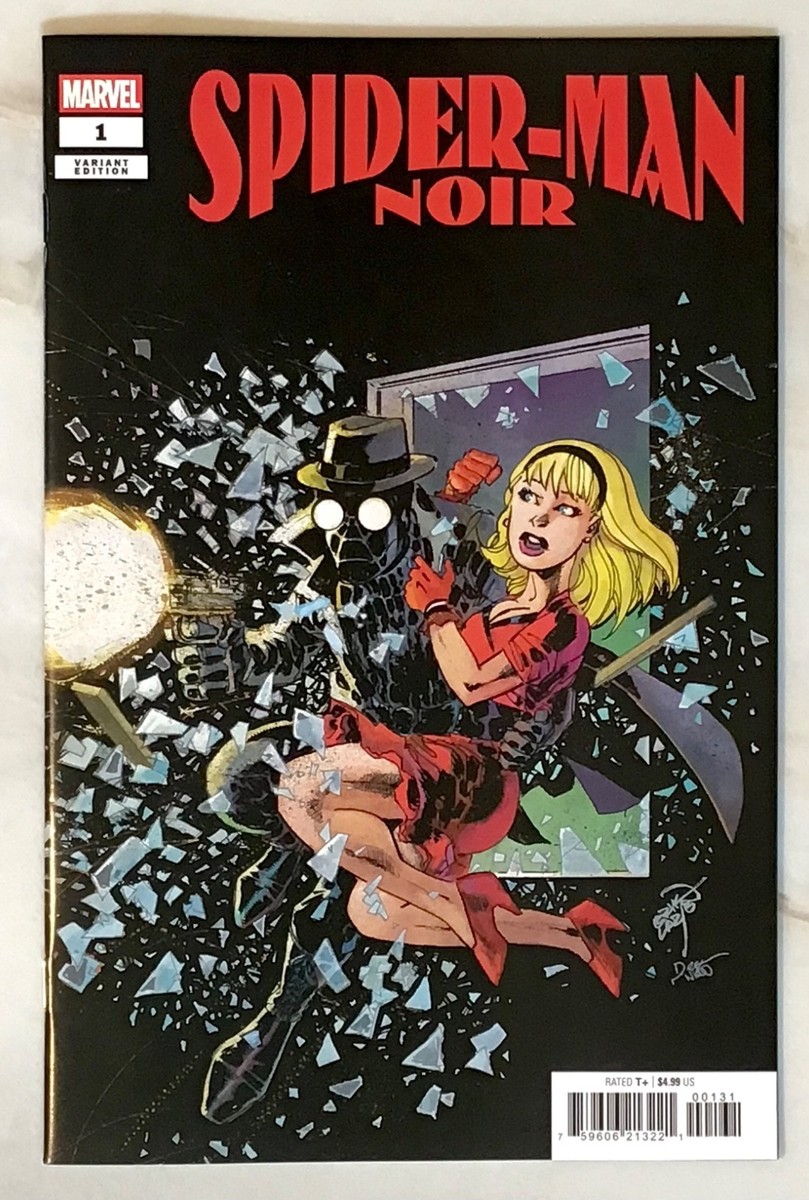Spider-Man Noir #1-5 All Larson Variants, Andrea Broccardo art