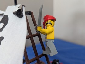 Vintage (1992) LEGO Pirates set 6261 Raft Raiders -  RARE