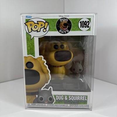 Funko Pop! - Disney Pixar, Dug Days, Dug & Squirrel #1092, Pre-Owned.