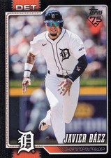 2026 Topps Series One JAVIER BAEZ Black Border Parallel SSP #/75 