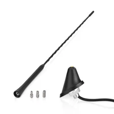 Eightwood Universal Vehicle Antenna 16in, AM FM Roof Mount Car Radio Antenna ...